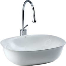 Lena EH-4600 Tezgah Üstü Lavabo Beyaz