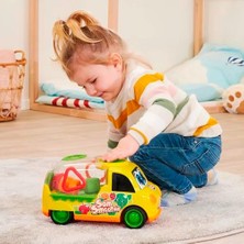Aesco Dickie, 204115007, Abc Sam Smoothie, Serbest Tekerlek, Şekil Bulmaca, Mekanik Düğmeli Fonksiyon, Arka Kapı Açılabilir, 30 cm