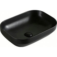 Lena EY-4740MS Mat Siyah Tezgah Üstü Lavabo