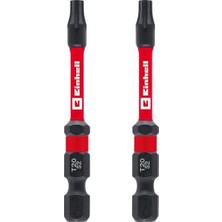 Aesco Orijinal  Çift Torsiyonlu Darbeli Bit Seti, 2 Parça, 60 Mm, T20 (S2 Çelik, Yüksek Dayanıklılık, Çift Torsiyon Etkisi, Kırmızı Renk Halkası, E 6.3 Sap) - 49132170