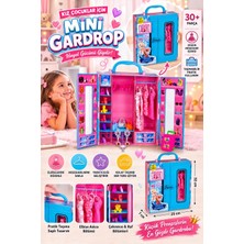 Pozart Kız Çocuk Taşınabilir Mini Gardrop Oyun Seti | 30+ Parça Aksesuar