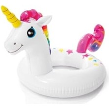 MarkEntegra Çok Renkli Unicorn Figürlü Simit, Eğlenceli Su Oyunları Için Ideal