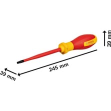 Aesco Professional Vde Torx Tornavida Tx 30 x 125MM (1x Tornavida Tx 30 x 125MM)