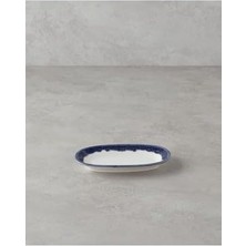 Aesco Larry Porselen Kayık Tabak 19 cm Lacivert