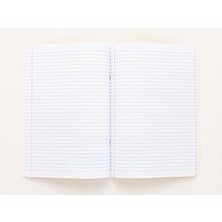 Aesco A4 80 Yaprak Çizgili Defter, Mor