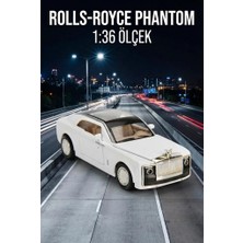 Tıfıl Toys Rolls-Royce Phantom 1:36 Ölçekli Metal Model Araba - Işıklı ve Sesli Kapıları Açılan Araba