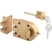 Aesco Prime-Line Prime Line U9970 10CM - 0.8cm Brass Diecast Jimmy-Proof Deadlock