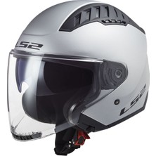 Ls2 Copter 2 Mat Gri Kask
