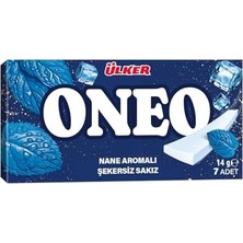 Aesco Oneo Slims Yeşil Naneli Sakız, 14 gr