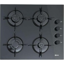 Ukinox Carlo 60 Sıyah Cam Ocak