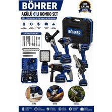 Böhrer BA011402 Pro Serisi Akülü Kombo 6 Set Makine - 36V 5AH - 2 Sene Garantili