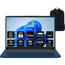 Lenovo Ideapad Slim 3 Intel Core I5-13420H 8gb 1tb SSD 16" Wuxga IPS Windows 11 Pro Taşınabilir Bilgisayar 83K2001RTR