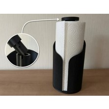 Sepetzone Kağıt Havlu Askısı 3D Baskı - Modern Ribbed Peçete ve Rulo Tutucu, Şık Mutfak Düzenleyici