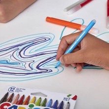 Aesco Joy Süper Yıkanabilir Keçeli Boya Kalemi 24'lü