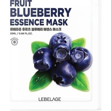 Aesco Yabanmersini Özü Içeren Kağıt Maske Lebelage Fruit Blueberry Mask