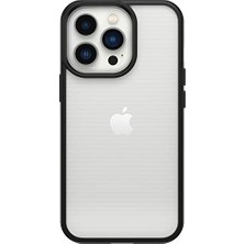 Aesco 13 Pro Için Şık Seri Kılıf, Darbeye Dayanıklı, Düşmeye Dayanıklı, Ultra Ince, Koruyucu Ince Kılıf, Askeri Standartlara Göre Test Edildi, Şeffaf/siyah, Perakende Ambalajı Yok