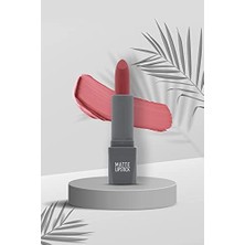 Aesco Yoğun Renk Veren Uzun Süre Kalıcı Nemlendirici Kadifemsi Mat Ruj - Lipstick 415 Dusty Pink