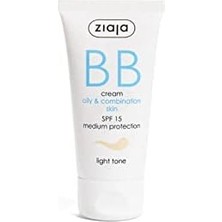 Aesco Ziaja Bb Krem Yağlı ve Karma Cilt Açık Ton Spf 15 50 ml