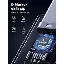 Aesco USB C To Type-C Pd 3.1 240W 5A Hızlı Şarj ve Data Kablosu 2 Metre