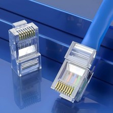 Aesco Mn6 MN116F Cat6 Jack/20 Adet-Ez Yeni Nesil RJ45 Konnektör-8p/8c Açık Uçlu SOKET/RJ45 Jack (20)