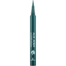Aesco Uzun Süre Kalıcı, Suya Dayanıklı ve Yumuşak Uçlu Yeşil Göz Kalemi - Inkliner Eyeliner Sacramento