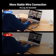 Aesco USB - Ethernet Adaptörü, Tak ve Çalıştır Ethernet Adaptörü, Alüminyum Kabuk, 1gbps Gigabit - USB 3.0 Ağ Dongle, Switch, Laptop, Macbook, Windows, Macos, Linux ile Uyumlu