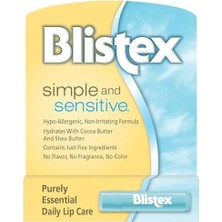 Aesco Blistex Sensitive - Hassas Dudaklar Için Besleyici ve Nemlendirici Dudak Bakım Kremi 1 Adet