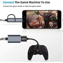 Aesco USB 3.0 Otg To Type C Micro USB Data Şarj Çevirici Dönüştürücü Adaptör