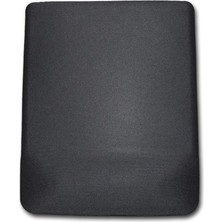 Aesco Kare Siyah Bilek Destekli Mouse Pad Ergonomik Kaymaz Taban Oyun ve Ofis Için Fare Altlığı Suya Tere Dayanıklı Mouse Pad (2 Adet)