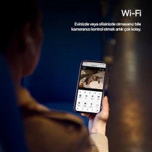 Aesco Xenon Smart Ev Kamerası | 2304P 3mp Wifi Mobil Kontrol Sesli 360° Ptz Gece Görüş Iç Mekan Kamera