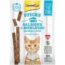 Bezos Sticks Alabalıklı ve Somonlu Kedi Ödül Çubukları 20 gr