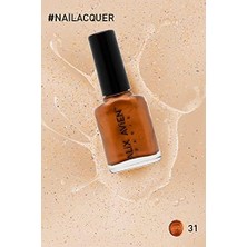 Aesco Metalik Bakır Oje 31 - Yüksek Pigmentli Uzun Süreli Kalıcılık Hızlı Kuruma - Nail Lacquer 31