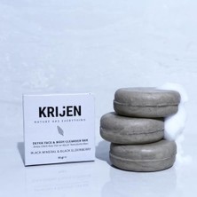 Aesco Krijen Has Detox Etkili Siyah Mineral & Kara Mürver Yüz ve Vücut Temizleme Barı 95 gr