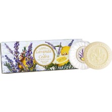 Aesco Saponificio Artigianale Fiorentino Sabun 3X100 gr - Lavender And Cedar