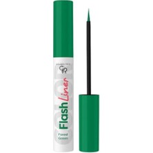 Aesco Liner Colored Eyeliner - 102 Green - Renkli Likit Eyeliner