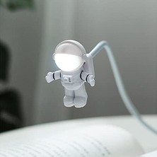 Aesco Yaratıcı Astronot USB Işık Esnek USB LED Işık Dizüstü Bilgisayar, Masaüstü, Pc ve Mac Bilgisayar Için, Güç Bankası Veya Dizüstü Bilgisayardan Güç