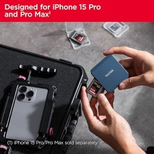 Aesco Pro-Cınema Cfexpress Tip B Kayıt Cihazı, Magsafe Uyumlu (Iphone 15 Pro/pro Max Için, 4K Prores Kayıtları, Usb-C Bağlantısı, Manyetik Sabitleme, Yüksek Veri Aktarım Hızı)