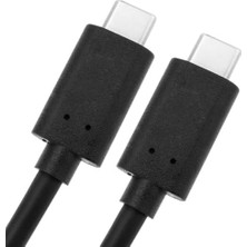 Aesco 3447 Type C To Type Erkek Erkek Data Şarj Kablosu USB 3.1 Tip-C Bağlantı Noktası Ters Çevrilebilir Takmak Için Doğru Yön Bulmaya Gerek Yok Aktarım Hız USB 3.0/2.0 4'ten Daha Hızlı (0,50 Metre)