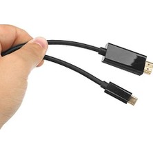 Aesco Dark Dk Cb U31XHD 1.8m USB 3.1 Type-C - HDMI 4K/30P Kablo