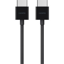Aesco AV10168BT2M-BLK HDMI Kablosu, Amazon Fire-Tv ve Diğer HDMI Özellikli Cihazlar Için (4 K Uyumlu), 2,4 M – Siyah 6.6 Feet Siyah
