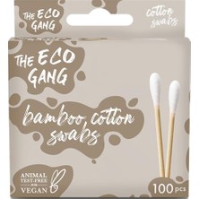 Aesco The Eco Gang - Cotton Swabs - 100PCS - White - Bambu Kulak Çubuğu 100LÜ Beyaz