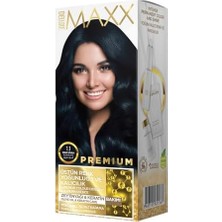 Aesco Premıum Yarı Kit Set Saç Boyası 1.1 Mavi Siyah