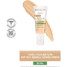 Aesco Sun Care Çok Yüksek Korumalı Yağlı Ciltler Için Renkli Güneş Kremi Tinted Spf 50+ 50 ml