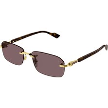 Gucci Guccı 1221S 002 56 Kahverengi Güneş Gözlüğü