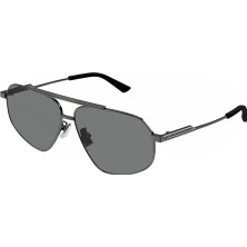 Bottega Veneta BV1194S 001 Gunmetal Gri Unisex Güneş Gözlüğü