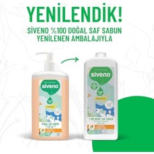 Aesco Siveno %100 Doğal Sıvı Kastil Sabun Portakal Yağlı Yoğun Nemlendirici Arındırıcı Bitkisel Vegan 1000 ml