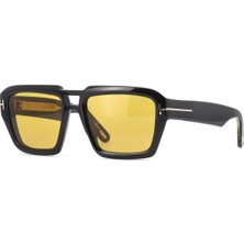 Tom Ford TF1202 01E Icon Navigator Shiny Black Sarı Unisex Güneş Gözlüğü