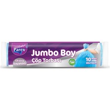 Aesco Ekstra Dayanıklı Çöp Torbası Jumbo Boy 10'lu