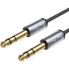 Aesco 6.35MM Hi-Fi Amfi Enstrüman Ses Kablosu 1.8 Metre