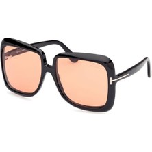 Tom Ford Lorelai TF1156 01E Fotokromik Siyah Kare Kadın Güneş Gözlüğü